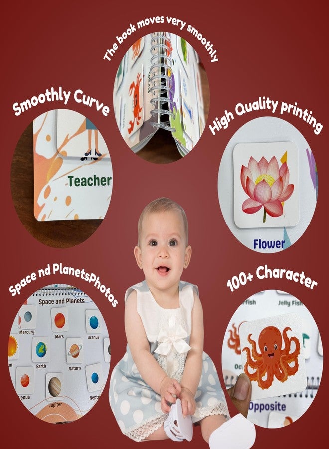 Todfod Reusable Early Learning Velcro Binder Book - Montessori Activity Book for 2+ Year Olds | Shapes, Numbers, Stickers | Educational Busy Book for Toddlers" - Image 5